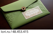 wax invitation green ai generated. Стоковое AI-изображение, AI-художник Vectorwin / Фотобанк Лори
