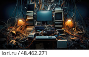 lag technology error ai generated. Стоковое AI-изображение, AI-художник Vectorwin / Фотобанк Лори