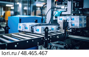 microchips packaging industry technology ai generated. Стоковое AI-изображение, AI-художник Vectorwin / Фотобанк Лори