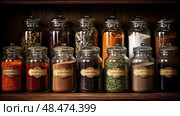 heirloom vintage kitchen tools ai generated. Стоковое AI-изображение, AI-художник Vectorwin / Фотобанк Лори