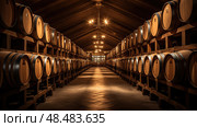 syrah wine variety ai generated. Стоковое AI-изображение, AI-художник Vectorwin / Фотобанк Лори