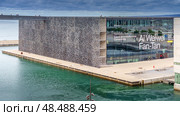 MARSEILLE, FRANCE - 10 Nov 2018 - Museum of European and Mediterranean Civilisations. Редакционное фото, фотограф Сергей Богомяко / Фотобанк Лори