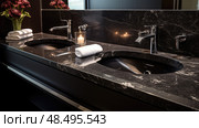 refinement black granite background ai generated. Стоковое AI-изображение, AI-художник Vectorwin / Фотобанк Лори