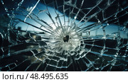 wdow bullet holes in glass ai generated. Стоковое AI-изображение, AI-художник Vectorwin / Фотобанк Лори