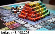 educational periodic table 3d ai generated. Стоковое AI-изображение, AI-художник Vectorwin / Фотобанк Лори