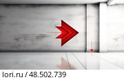 trend red down arrow ai generated. Стоковое AI-изображение, AI-художник Vectorwin / Фотобанк Лори