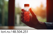 pills rx bottles ai generated. Стоковое AI-изображение, AI-художник Vectorwin / Фотобанк Лори