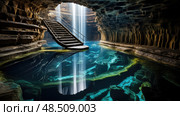spring underground water ai generated. Стоковое AI-изображение, AI-художник Vectorwin / Фотобанк Лори