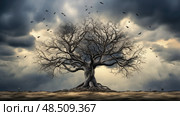 dendrites tree brain ai generated. Стоковое AI-изображение, AI-художник Vectorwin / Фотобанк Лори
