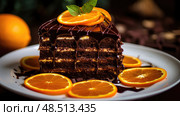 candied orange food ai generated. Стоковое AI-изображение, AI-художник Vectorwin / Фотобанк Лори