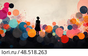 dimension black balloons ai generated. Стоковое AI-изображение, AI-художник Vectorwin / Фотобанк Лори