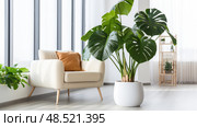 pothos trendy plants ai generated. Стоковое AI-изображение, AI-художник Vectorwin / Фотобанк Лори