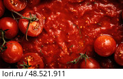 chunky tomato sauce texture ai generated. Стоковое AI-изображение, AI-художник Vectorwin / Фотобанк Лори