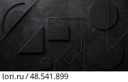 geometric black background design ai generated. Стоковое AI-изображение, AI-художник Vectorwin / Фотобанк Лори