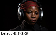 tubman black girl headphones ai generated. Стоковое AI-изображение, AI-художник Vectorwin / Фотобанк Лори