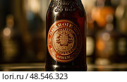 market vintage beer bottle ai generated. Стоковое AI-изображение, AI-художник Vectorwin / Фотобанк Лори