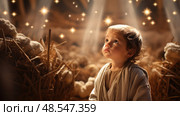 angel star over bethlehem ai generated. Стоковое AI-изображение, AI-художник Vectorwin / Фотобанк Лори