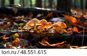 nutrients leaf litter ai generated. Стоковое AI-изображение, AI-художник Vectorwin / Фотобанк Лори