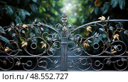 photograph leaf scrollwork ai generated. Стоковое AI-изображение, AI-художник Vectorwin / Фотобанк Лори
