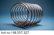 flexibility wire spring ai generated. Стоковое AI-изображение, AI-художник Vectorwin / Фотобанк Лори