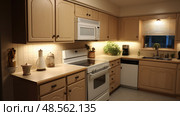 dated outdated kitchen ai generated. Стоковое AI-изображение, AI-художник Vectorwin / Фотобанк Лори