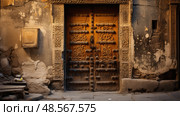 carving arabic door shape ai generated. Стоковое AI-изображение, AI-художник Vectorwin / Фотобанк Лори