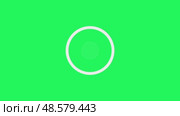 Click Animation with Expanding Circle Effect. Стоковое видео, видеограф Максим Гребешков / Фотобанк Лори
