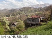 View of the mountains in Armenia. Tavush region. Стоковое фото, фотограф Evgenia Shevardina / Фотобанк Лори