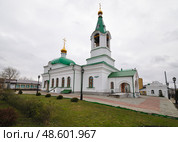 Храм в честь Богоявления Господня. Село Омутинское Тюменской области (2019 год). Стоковое фото, фотограф Александр Тараканов / Фотобанк Лори