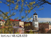 Часовая башня. Выборг. Ленинградская область. Редакционное фото, фотограф Роман Рожков / Фотобанк Лори