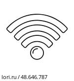 Векторные иконки Wi-Fi на прозрачном фоне для дизайна. Стоковое AI-изображение, AI-художник Ольга Березина / Фотобанк Лори