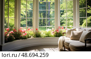 wdow windows in house ai generated. Стоковое AI-изображение, AI-художник Vectorwin / Фотобанк Лори