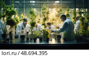specimens lab plant ai generated. Стоковое AI-изображение, AI-художник Vectorwin / Фотобанк Лори