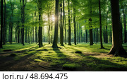 ery green forrest ai generated. Стоковое AI-изображение, AI-художник Vectorwin / Фотобанк Лори