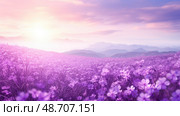 lilac purple ribbons ai generated. Стоковое AI-изображение, AI-художник Vectorwin / Фотобанк Лори