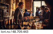 sparkling types of wine ai generated. Стоковое AI-изображение, AI-художник Vectorwin / Фотобанк Лори