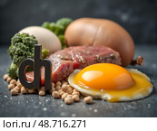 Витаминоподобное соединение Холин (Ch) / Choline. Стоковое AI-изображение, AI-художник Александр Селезнев / Фотобанк Лори