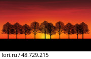 s tree line silhouette ai generated. Стоковое AI-изображение, AI-художник Vectorwin / Фотобанк Лори
