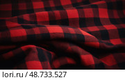 cozy red black flannel ai generated. Стоковое AI-изображение, AI-художник Vectorwin / Фотобанк Лори