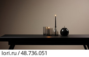 elegance minimal table ai generated. Стоковое AI-изображение, AI-художник Vectorwin / Фотобанк Лори