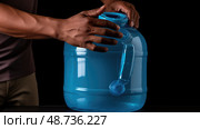 blue 5 gallon water jug ai generated. Стоковое AI-изображение, AI-художник Vectorwin / Фотобанк Лори