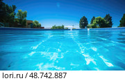 pool chlorine in water ai generated. Стоковое AI-изображение, AI-художник Vectorwin / Фотобанк Лори