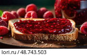 toast jam texture ai generated. Стоковое AI-изображение, AI-художник Vectorwin / Фотобанк Лори