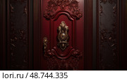 teak dark red wood ai generated. Стоковое AI-изображение, AI-художник Vectorwin / Фотобанк Лори