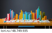 display table graph ai generated. Стоковое AI-изображение, AI-художник Vectorwin / Фотобанк Лори