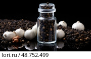black peppercorns on white ai generated. Стоковое AI-изображение, AI-художник Vectorwin / Фотобанк Лори