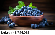 antioxidants blue health ai generated. Стоковое AI-изображение, AI-художник Vectorwin / Фотобанк Лори