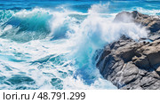 crashing water texture background ai generated. Стоковое AI-изображение, AI-художник Vectorwin / Фотобанк Лори