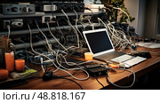 voltage electrical in house ai generated. Стоковое AI-изображение, AI-художник Vectorwin / Фотобанк Лори