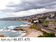 Rainy autumn day in Jounieh. Republic of Lebanon. Стоковое фото, фотограф Евгений Ткачёв / Фотобанк Лори